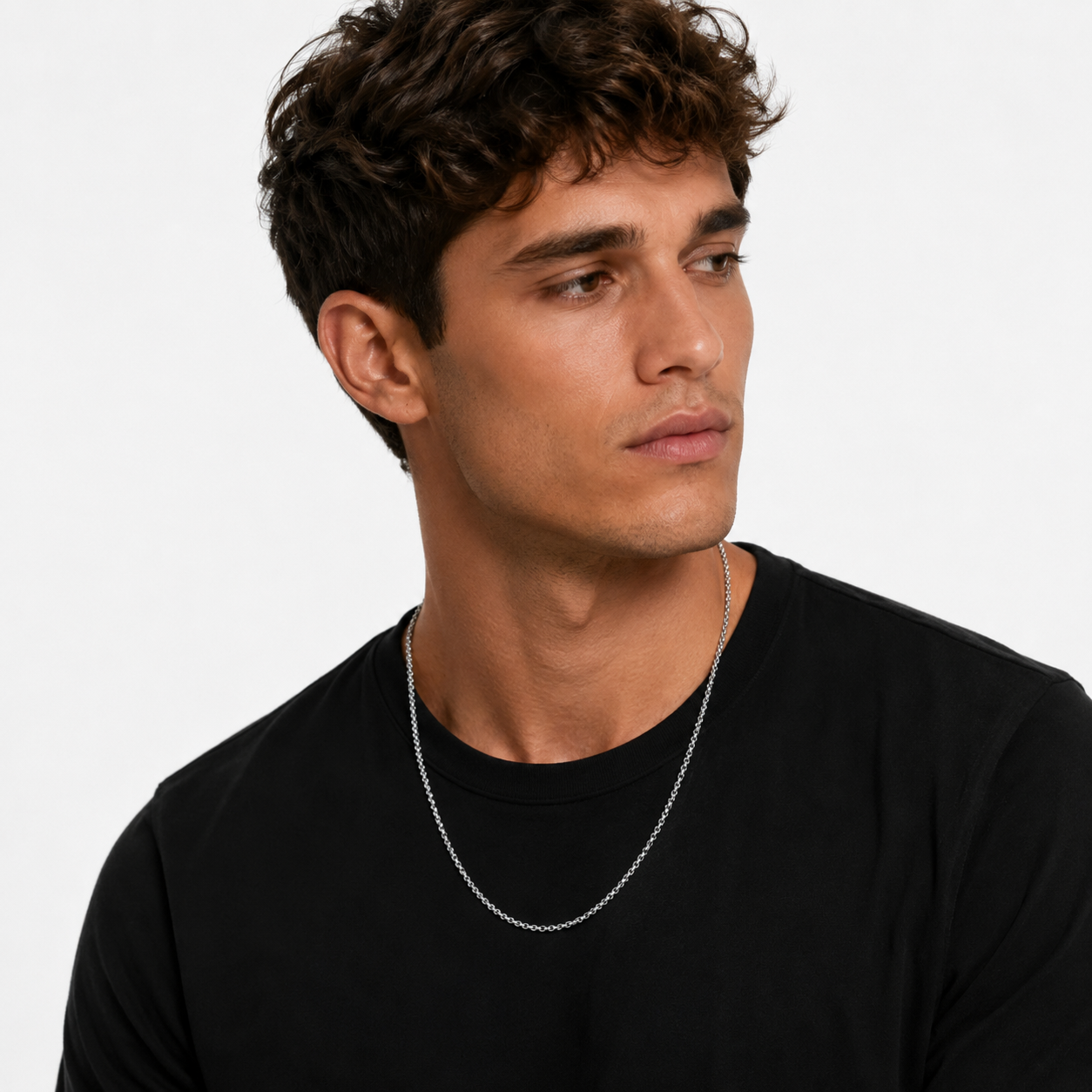 Rolo Chain Necklace - Sterling Silver
