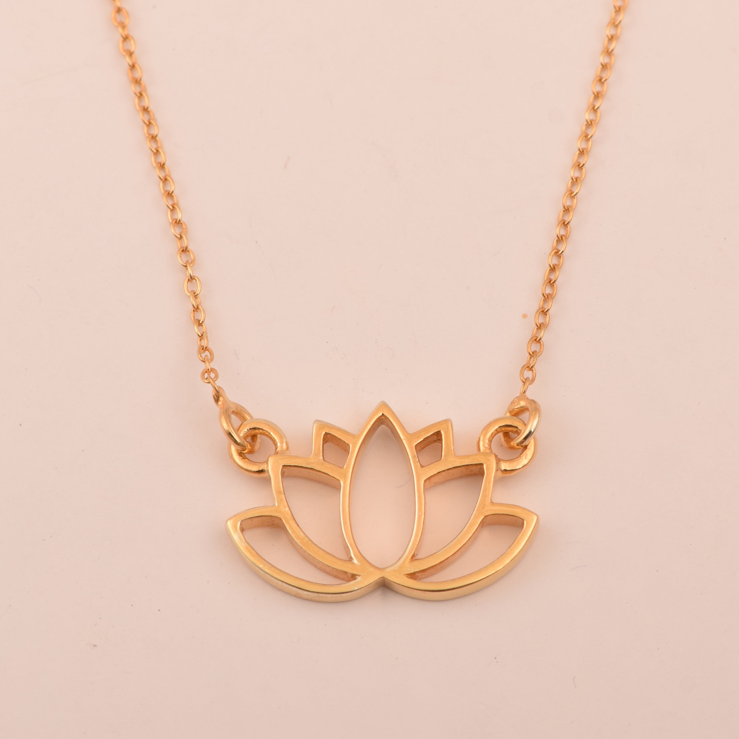 Collana con ciondolo a forma di loto in argento sterling 925 rodiato Shine Jewel, 3,005 GM