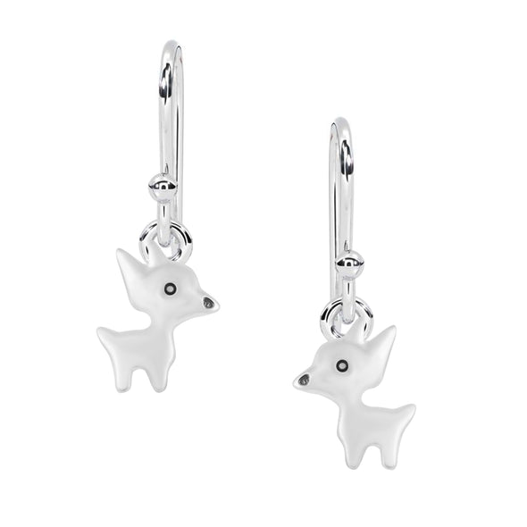 925 Sterling Silver Deer Earrings Unique Deer Dangle For Women Reindeer Earrings Animal Jewelry Cute Earrings
