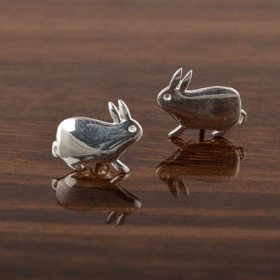 Lovely Rabbit Earrings 925 Sterling Silver Cute Rabbit Earrings For Women Studs Earrings