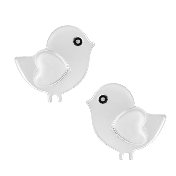 925 Sterling Silver Bird Lover Earrings Unique Animal Earrings For Women Bird Studs Earrings