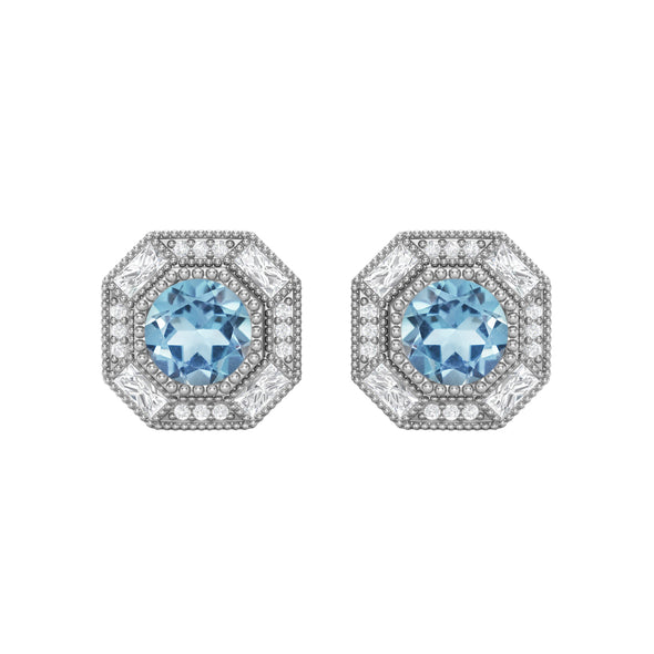 Aquamarine Earrings