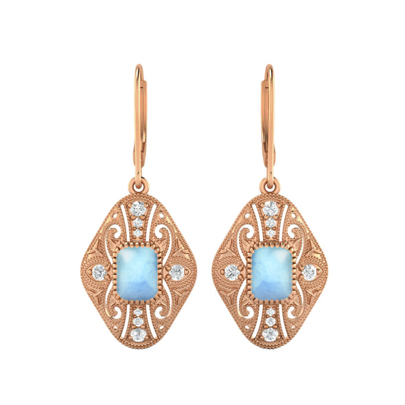 Larimar Earrings