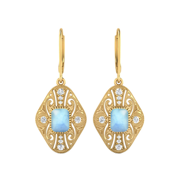 Larimar Earrings