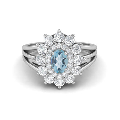 Blue Topaz Ring