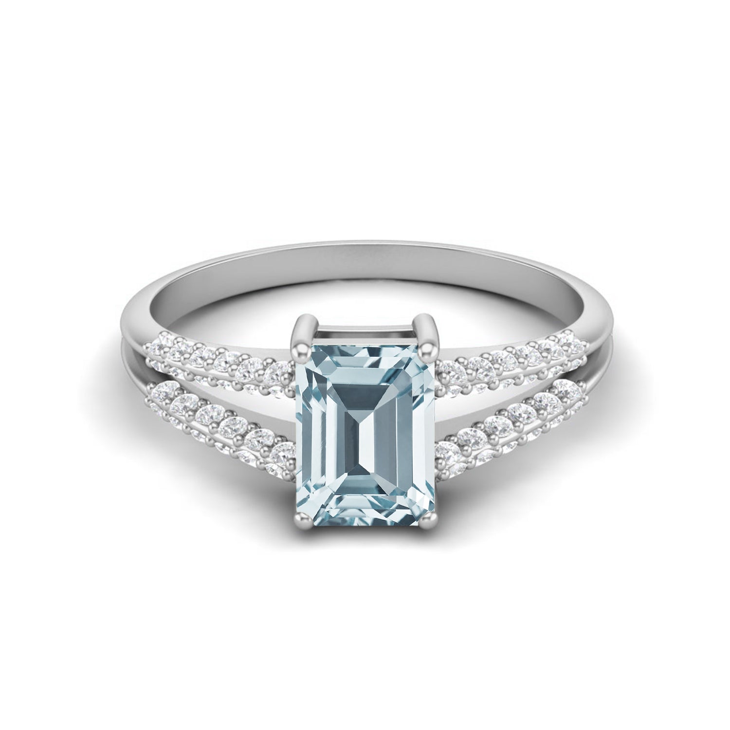 Anello di promessa nuziale con topazio blu naturale, anello di nozze ovale