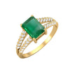 Emerald Zambia Ring