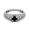 Black Spinel Ring