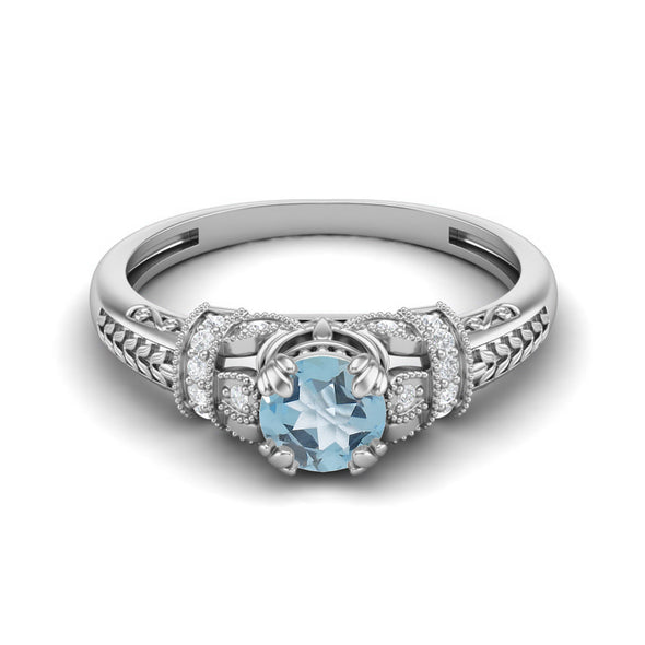 Blue Topaz Ring