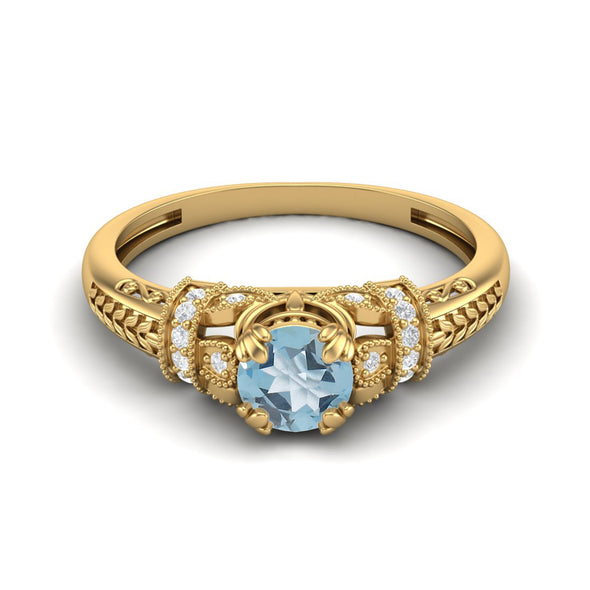 Blue Topaz Ring