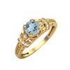 Blue Topaz Ring