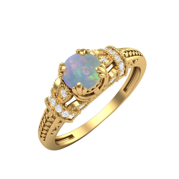 Ethiopian Opal Ring