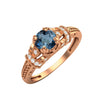 London Blue Topaz Ring