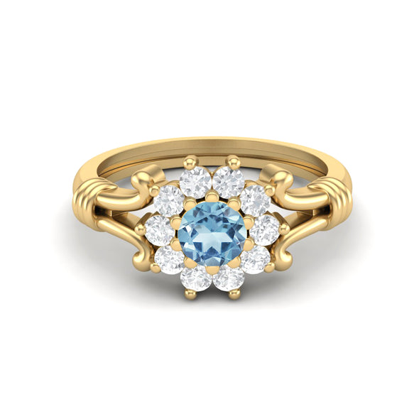 Blue Topaz Ring