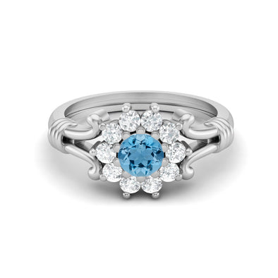 Swiss Blue Topaz Ring