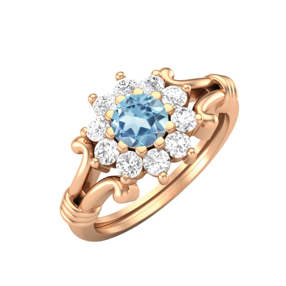 Blue Topaz Ring