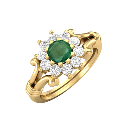Emerald Zambia Ring