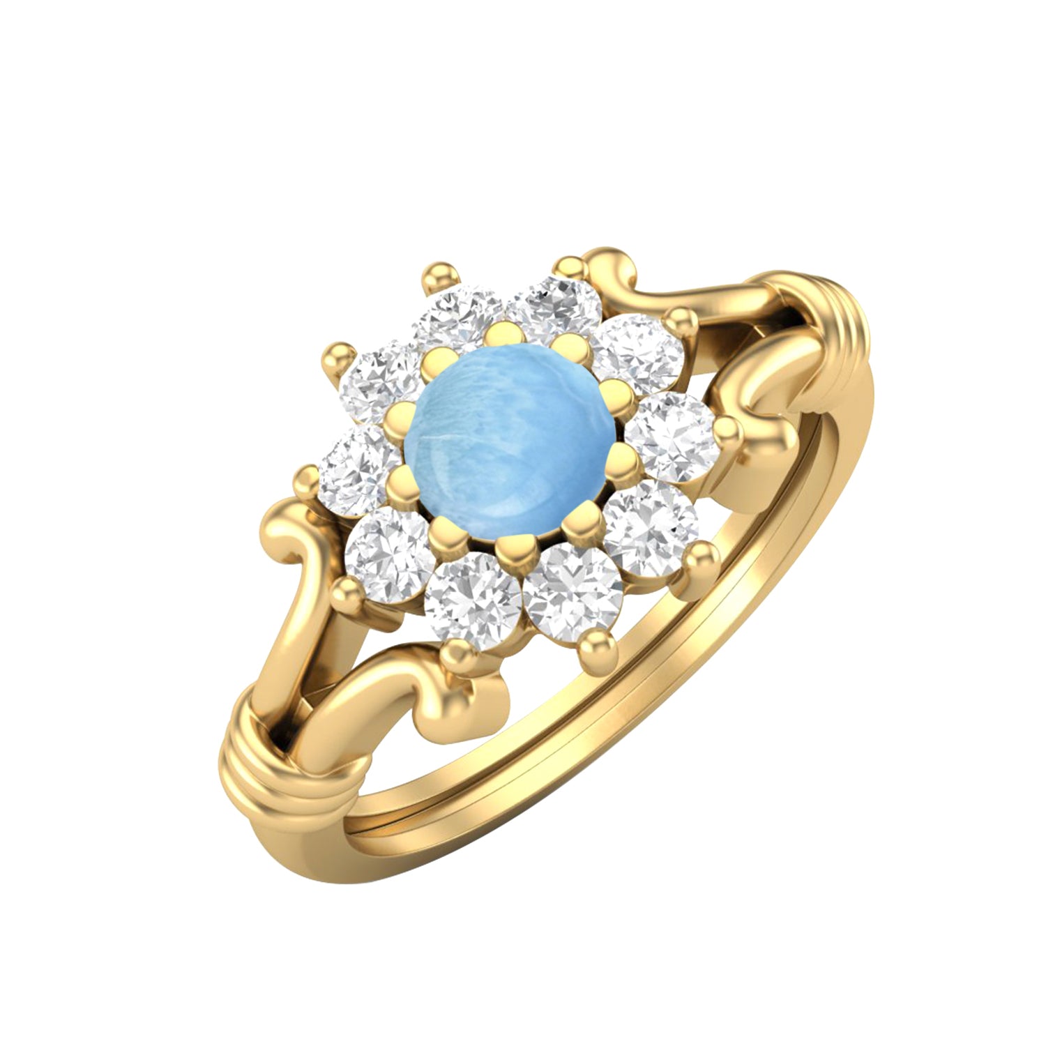 Larimar Ring