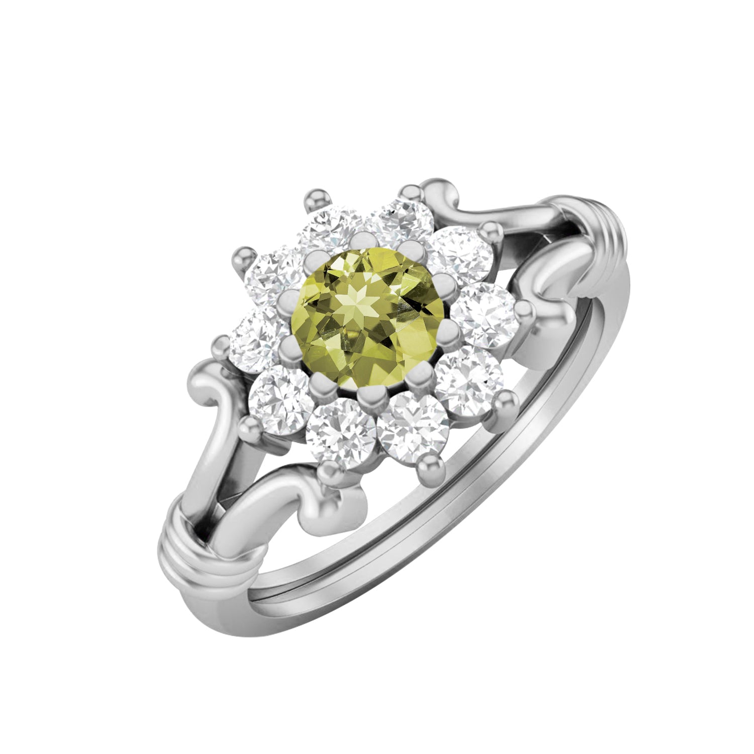 Lemon Quartz Ring