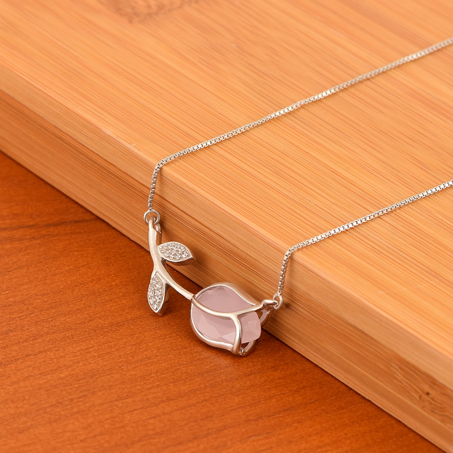 Collana con fiocco di neve e stella in tanzanite - Argento Sterling