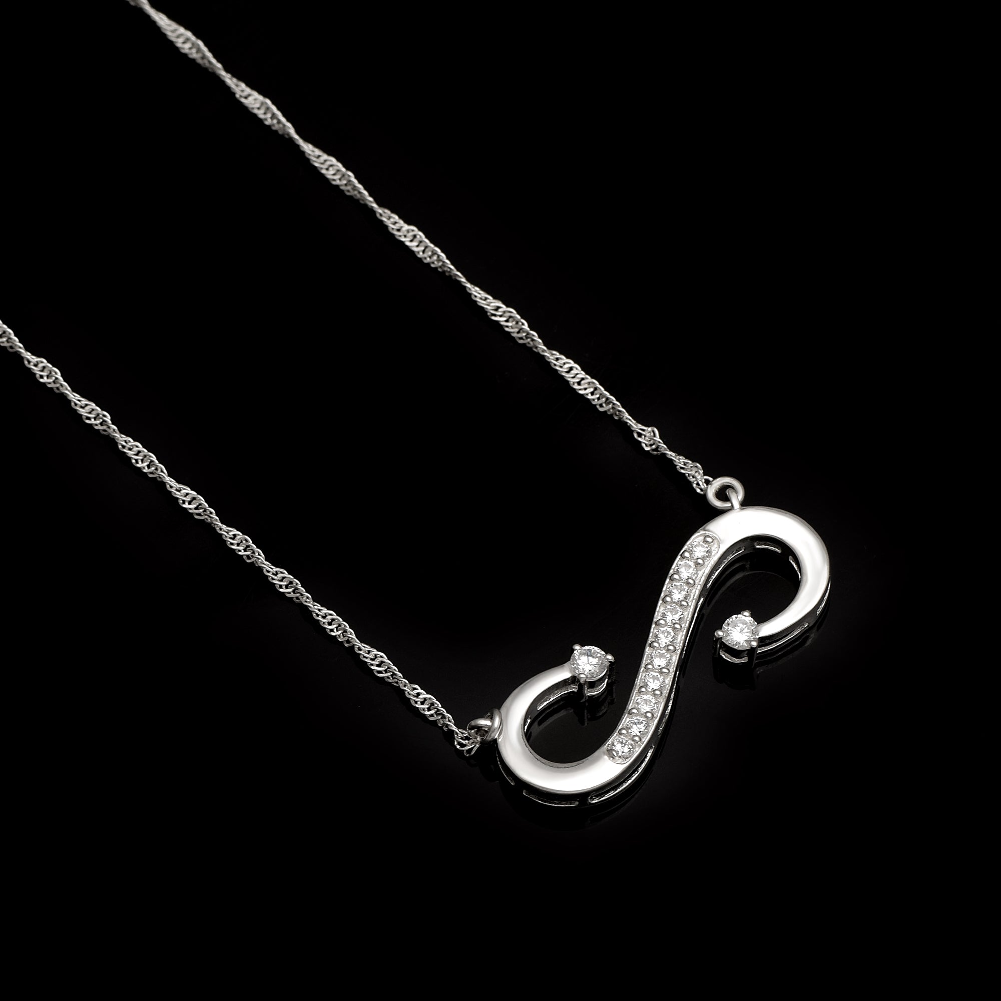 Collana con fiocco di neve e stella in tanzanite - Argento Sterling