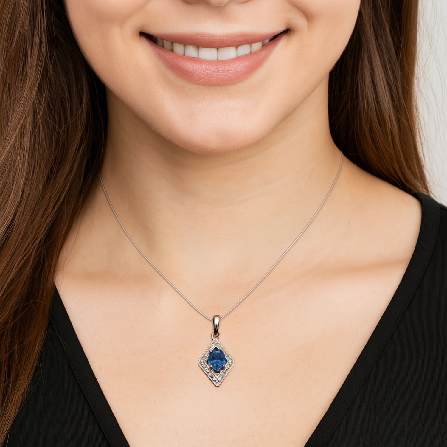 Celtic Style Multi Choice Gemstone Pendant