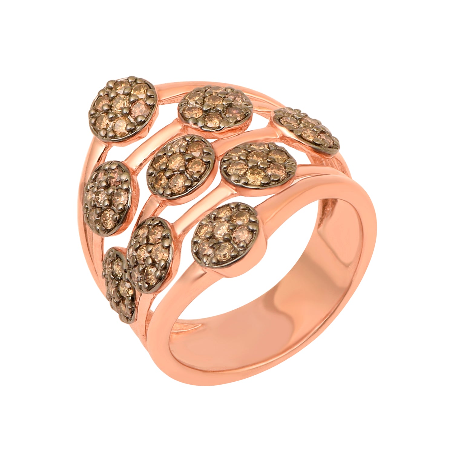 Champagene Diamond Ring