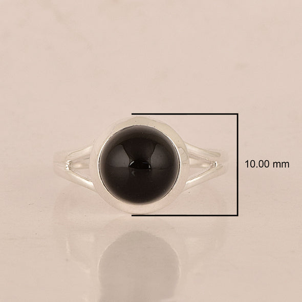 2.45 Ctw Round Shape Moondtone 925 Sterling Silver Solitaire Ring