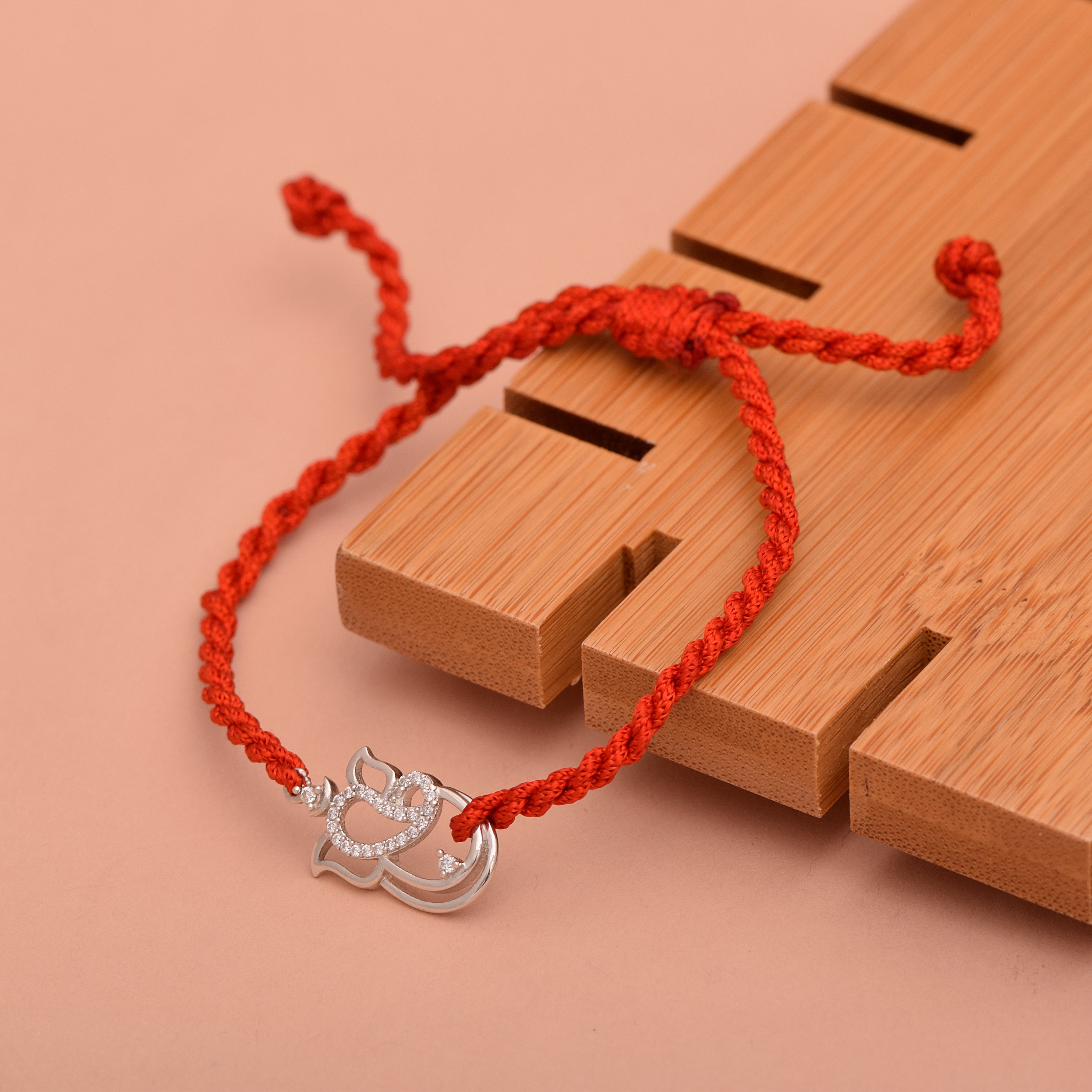 Lord Ganesha Rakhi Bracelet