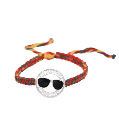 925 Sterling Silver My Brother Super Cool Rakhi Bracelet