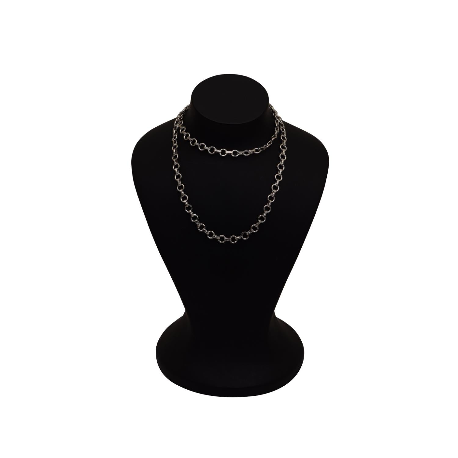 Collana a catena da 18 pollici in argento sterling