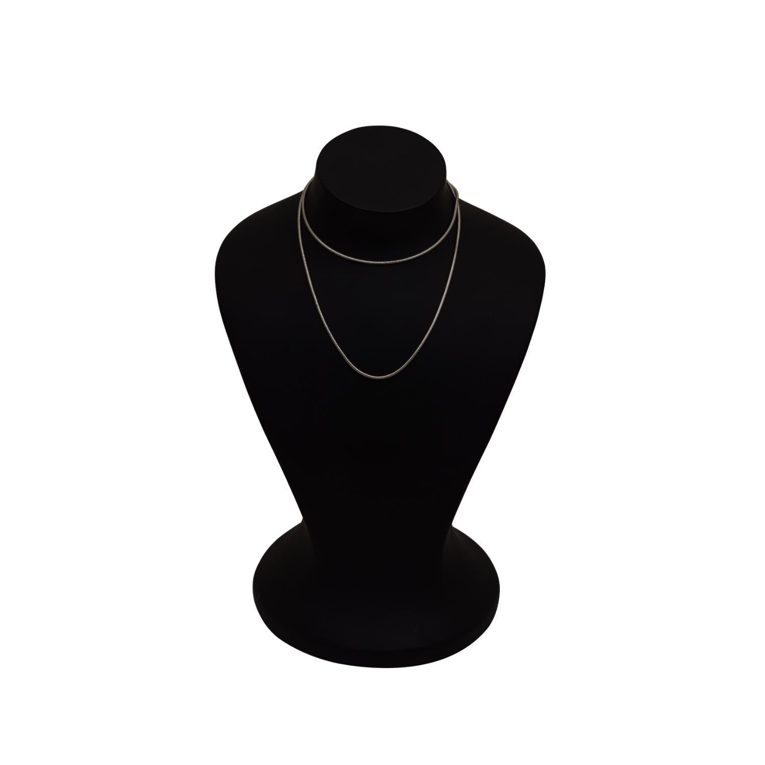 Collana a catena da 18 pollici in argento sterling