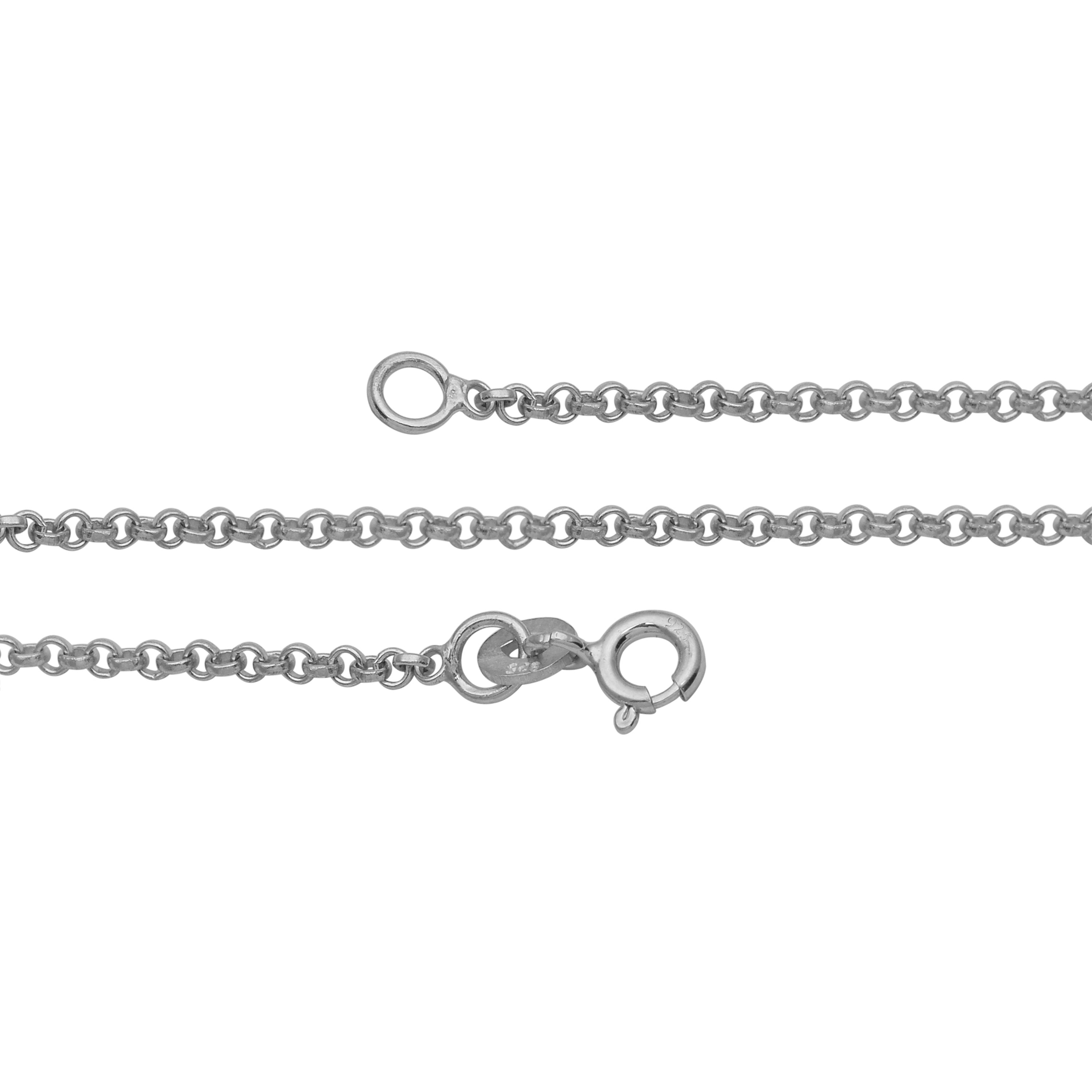 Cable Chain Necklace - Sterling Silver