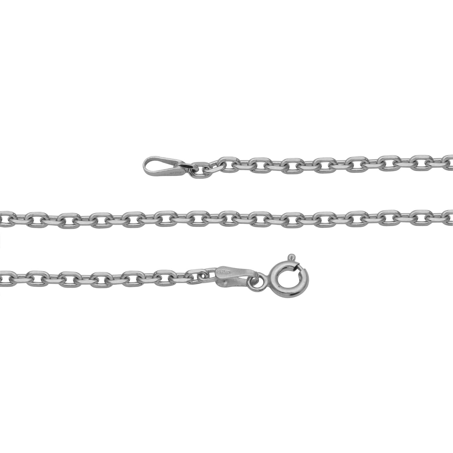 Rolo Chain Necklace - Sterling Silver