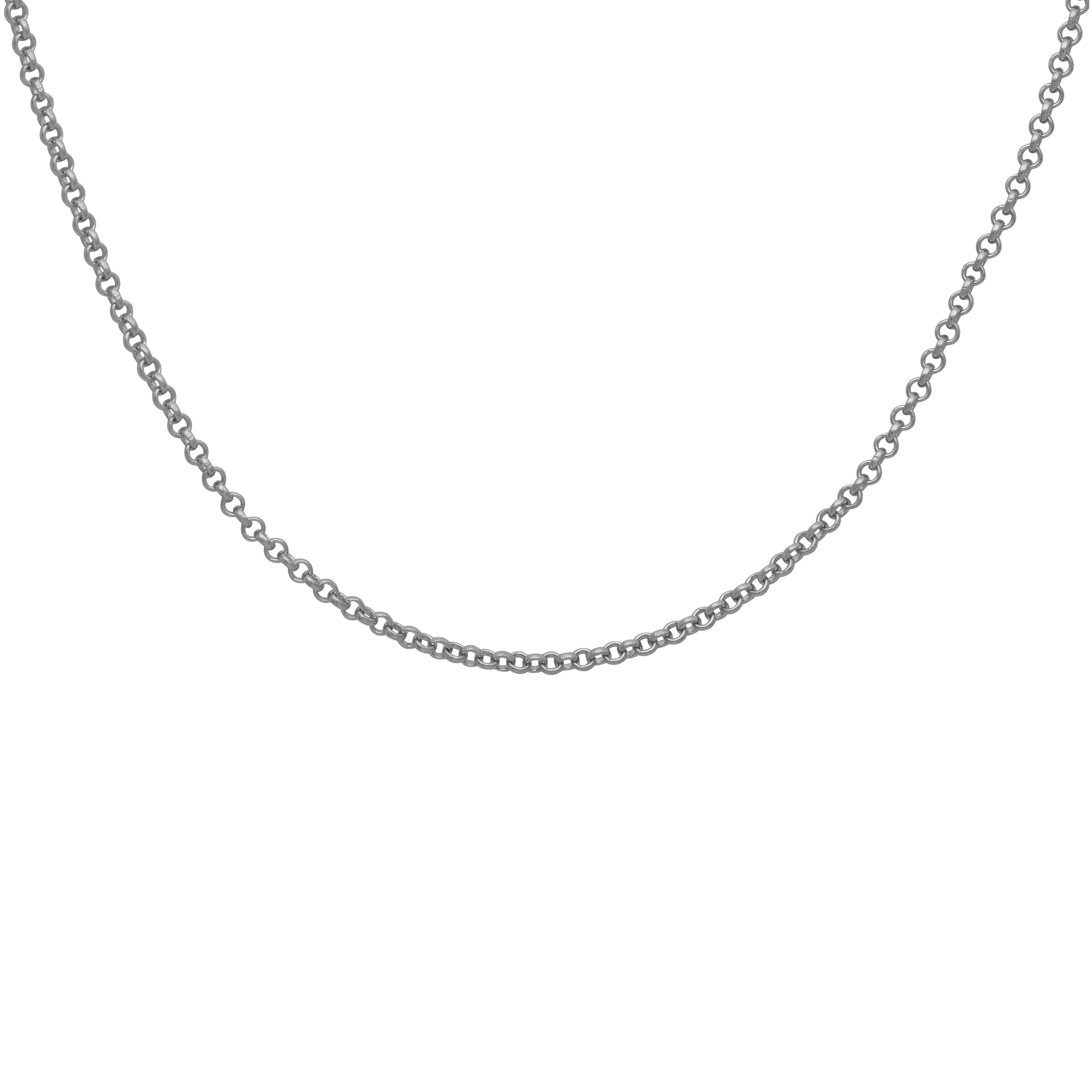 Cable Chain Necklace - Sterling Silver