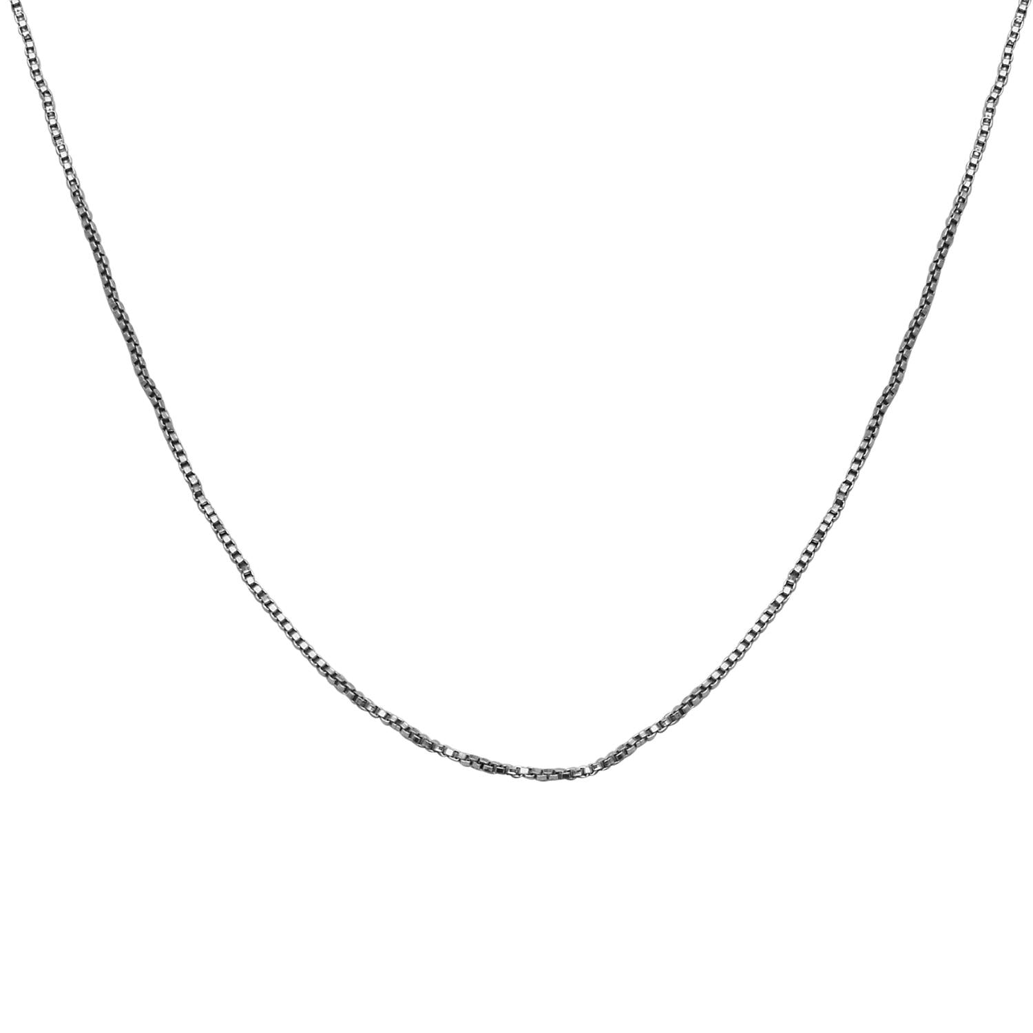 Collana a catena da 18 pollici in argento sterling