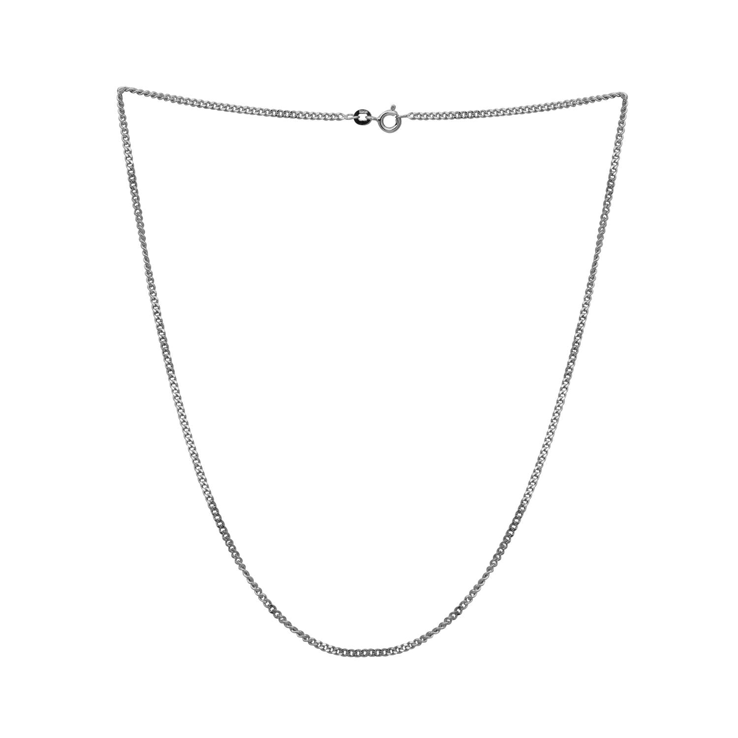 Collana a catena da 18 pollici in argento sterling