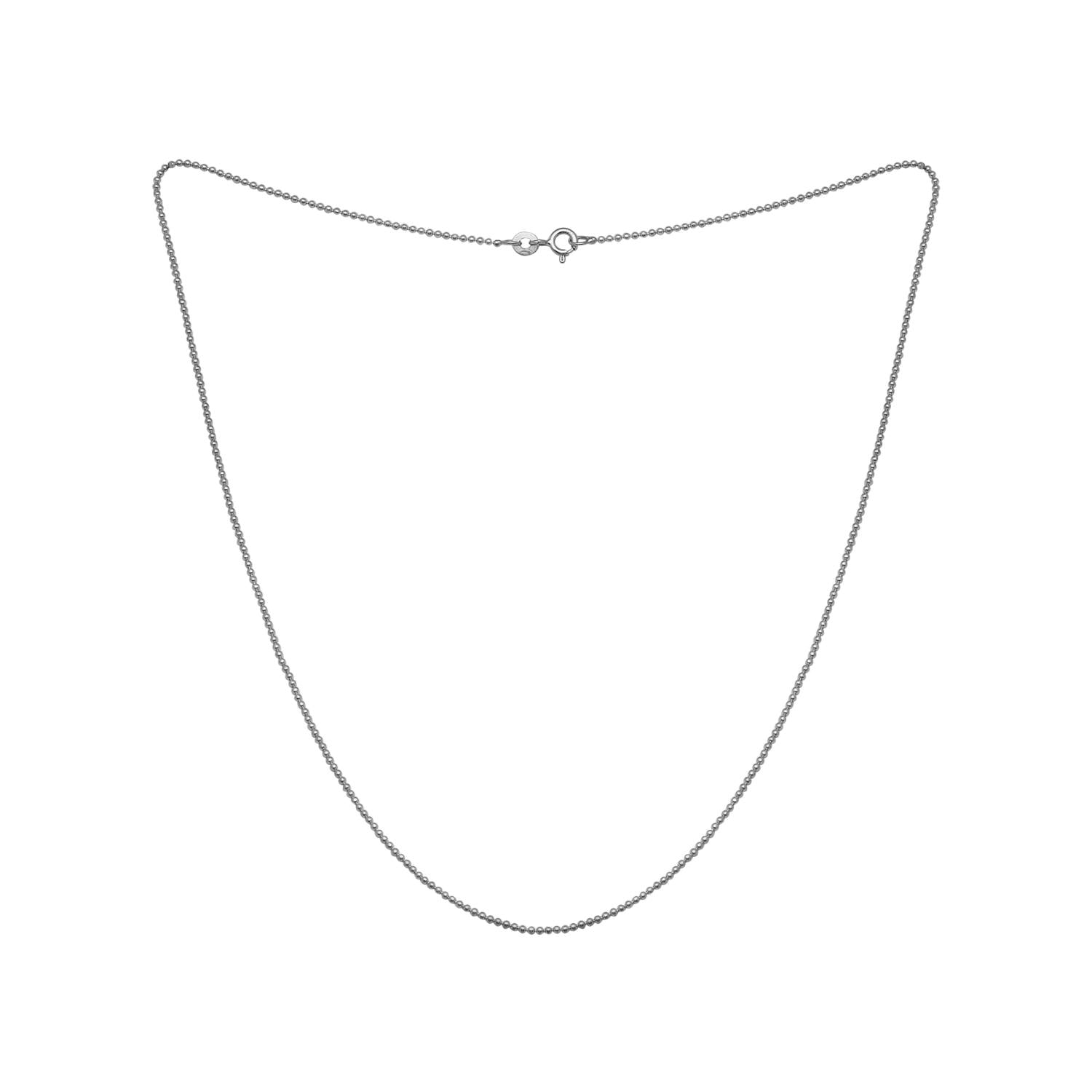 Collana a catena da 18 pollici in argento sterling