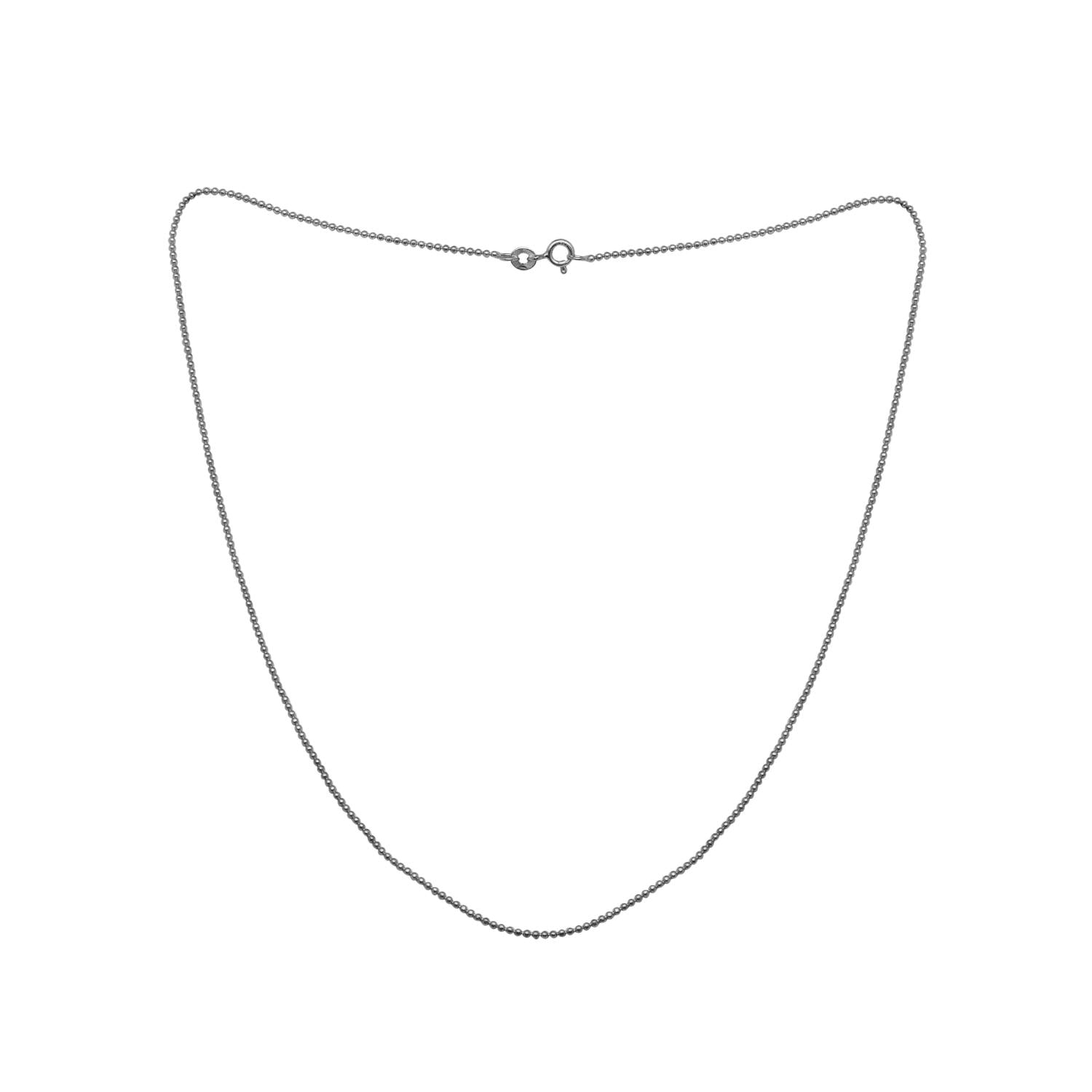Collana a catena da 18 pollici in argento sterling