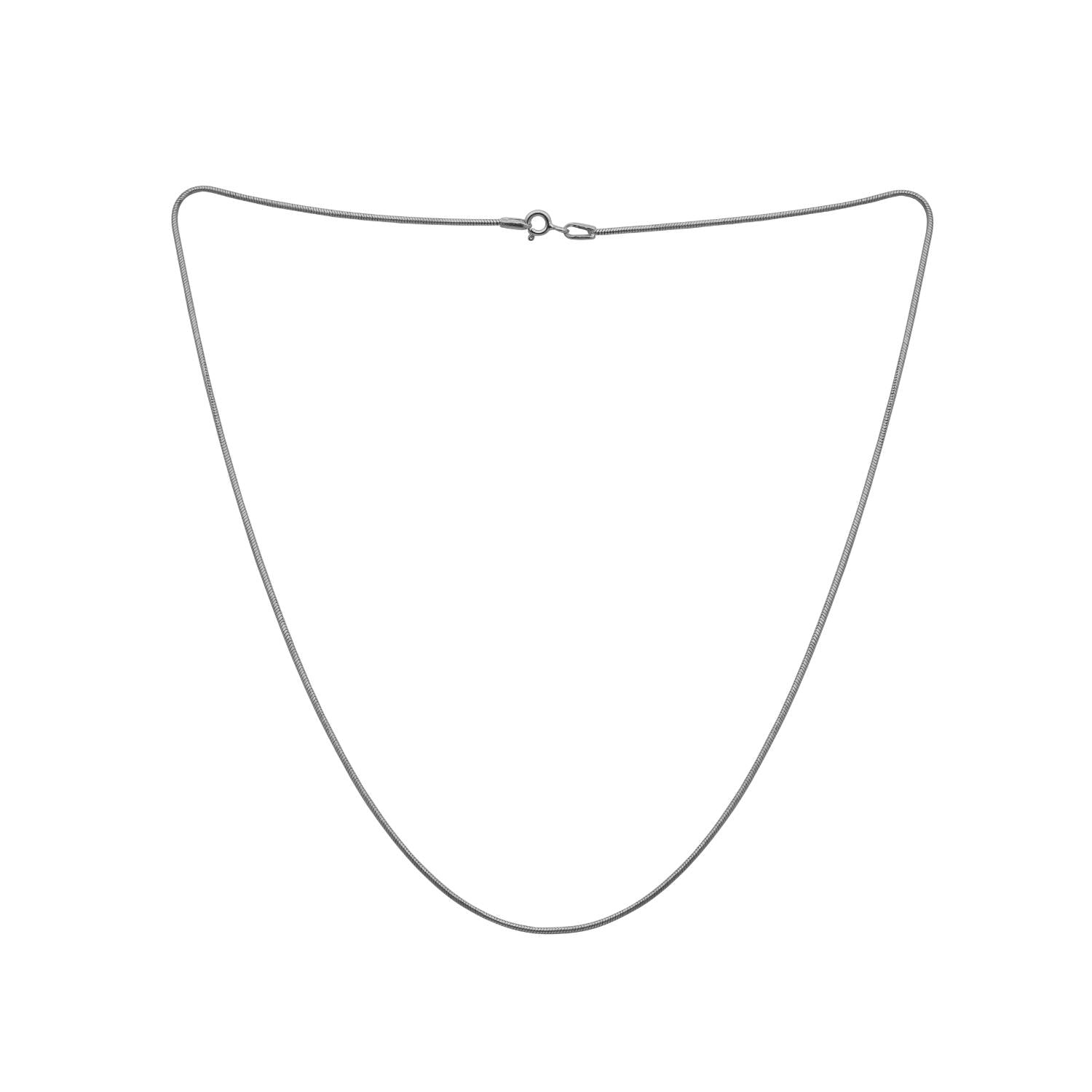 Collana a catena da 18 pollici in argento sterling