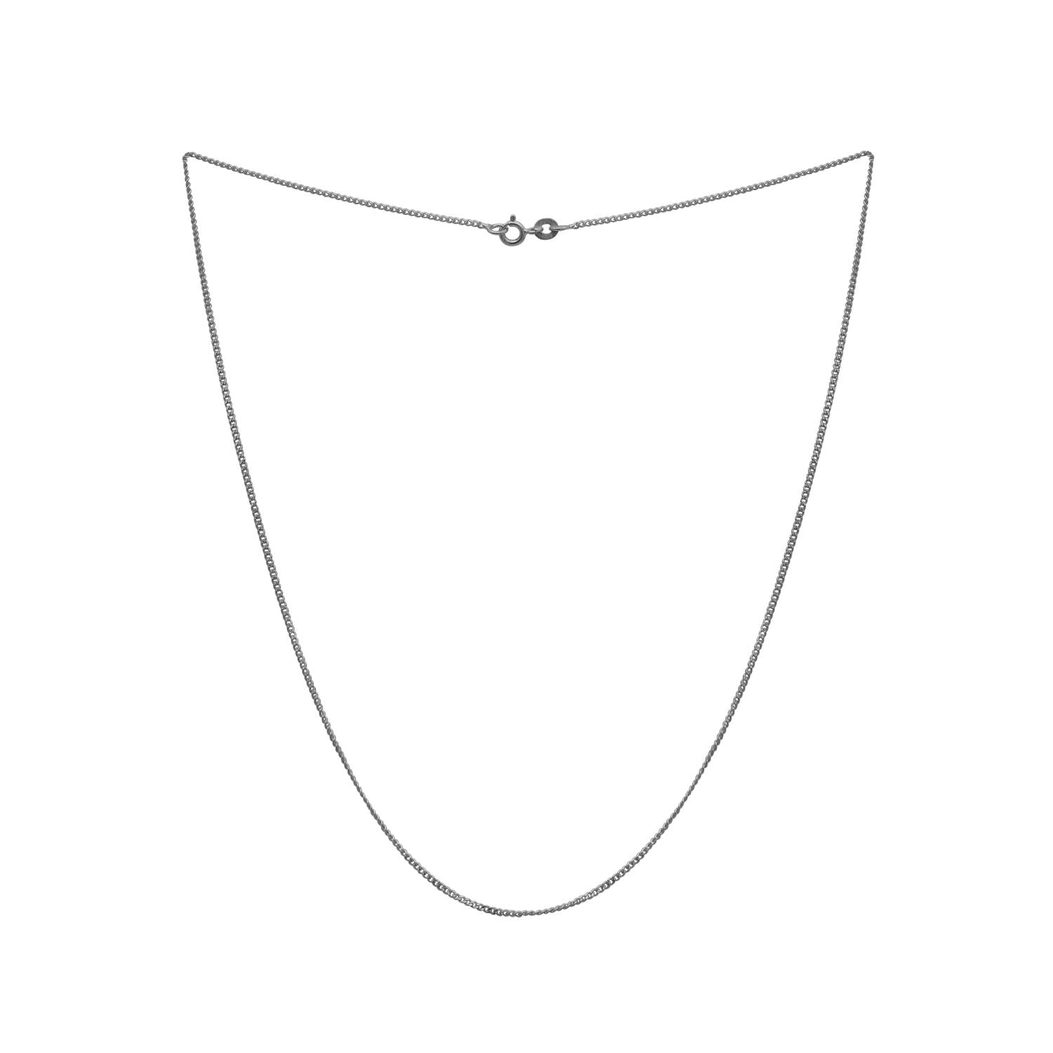 Collana a catena da 18 pollici in argento sterling