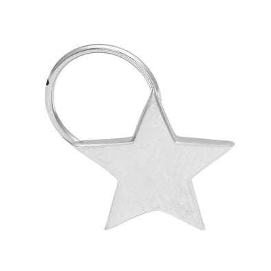 Star Shaped Nose Pin For Women 925 Sterling Silver Nose Ring Unique Wire Stud Nose Pin