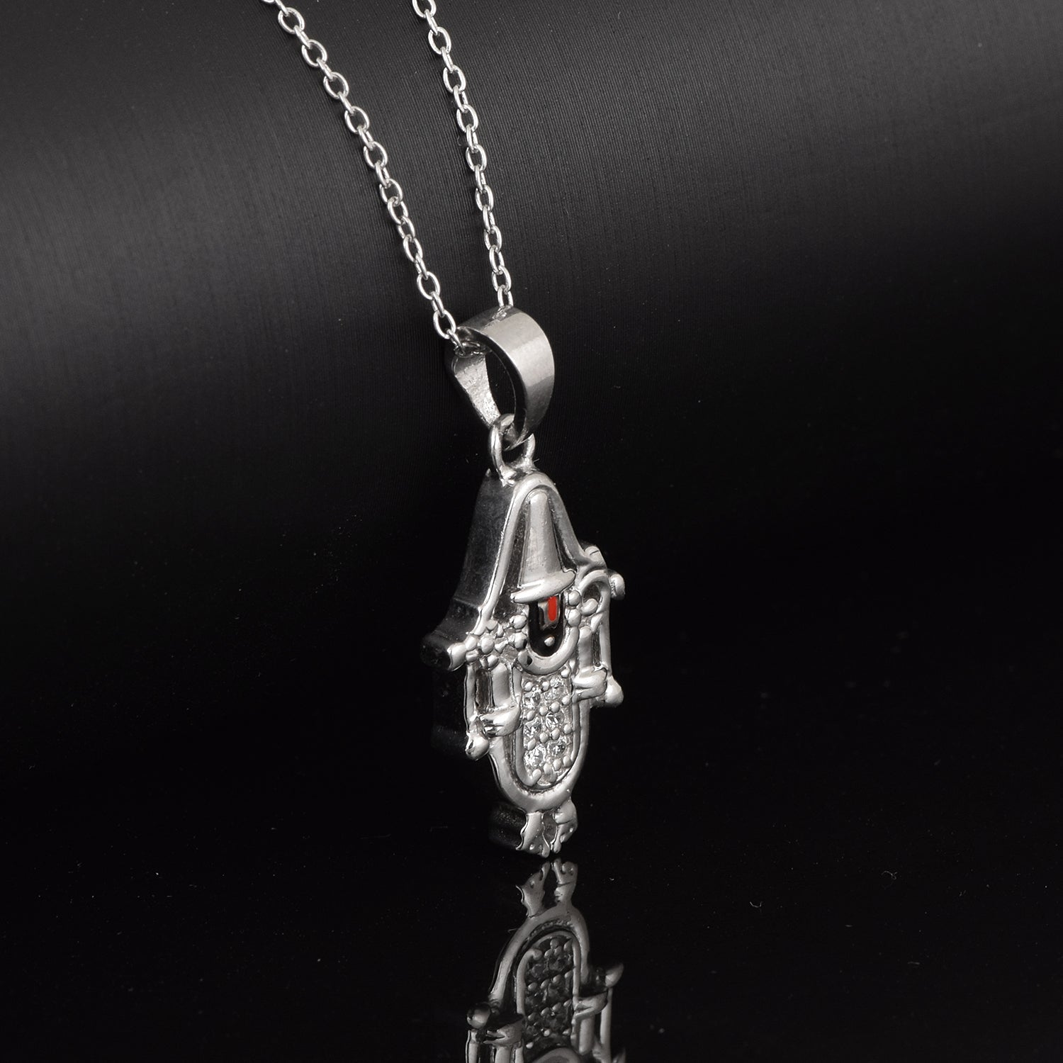 Vithoba Pendant Spiritual Devotion Design - Sterling Silver