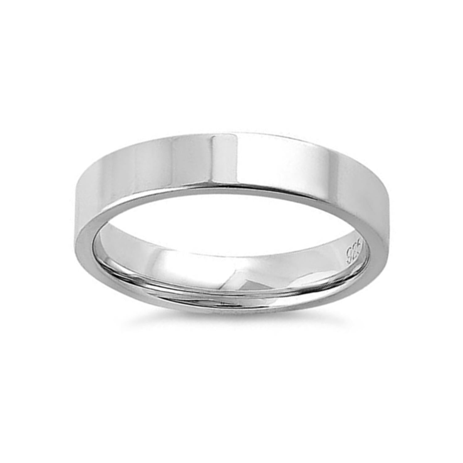 4 MM Stackable Band 925 Sterling Silver Ring