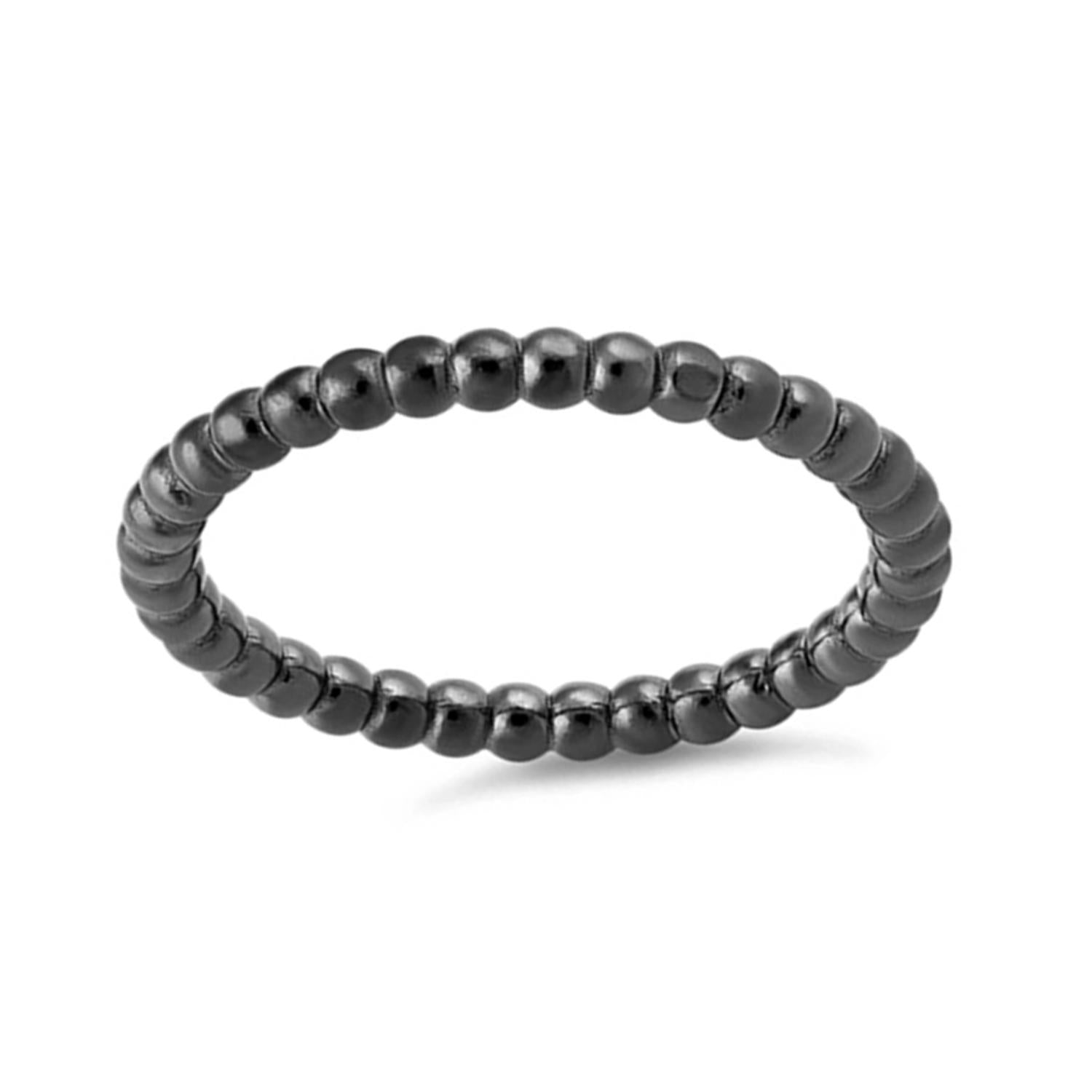 Anello con perline impilabili in argento sterling 925