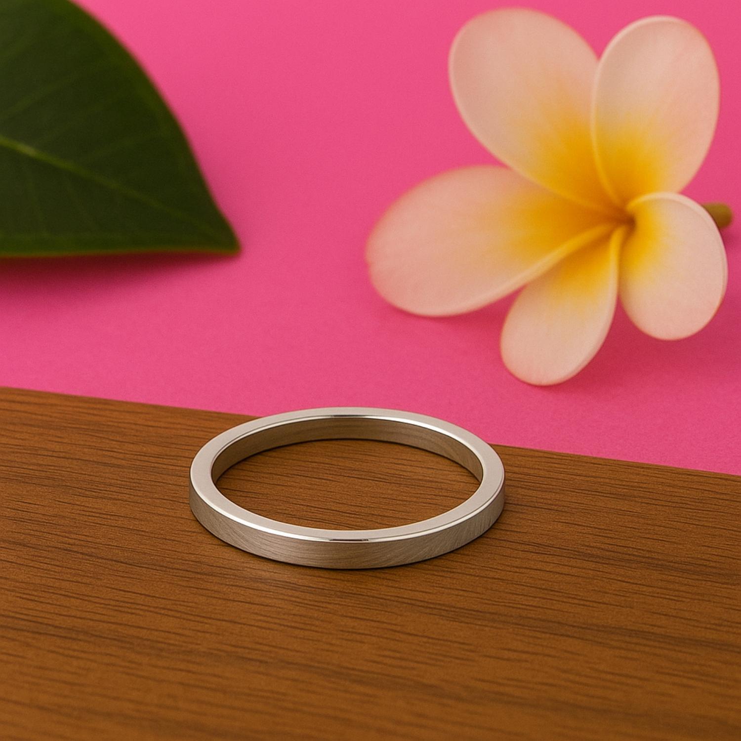 2 MM Stackable Band 925 Sterling Silver Ring