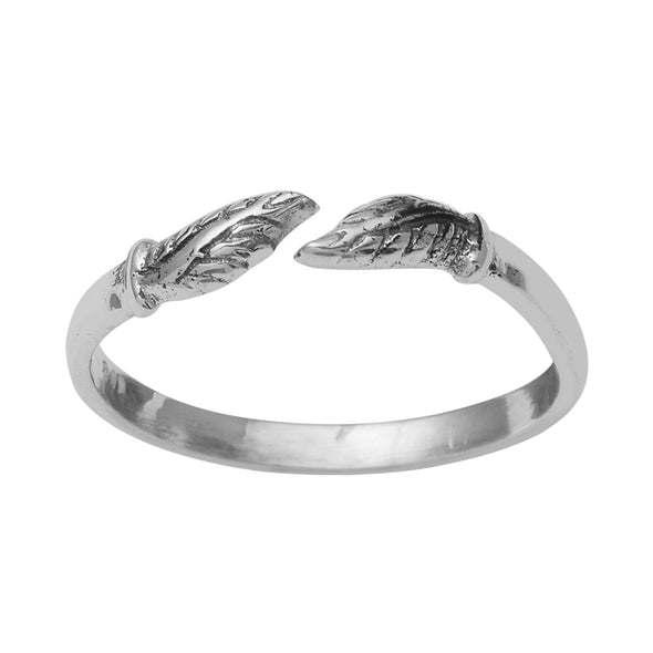 Dainty Leaf Style Toe Ring 925 Sterling Silver Toe Ring For Women Gross Weight 2.00