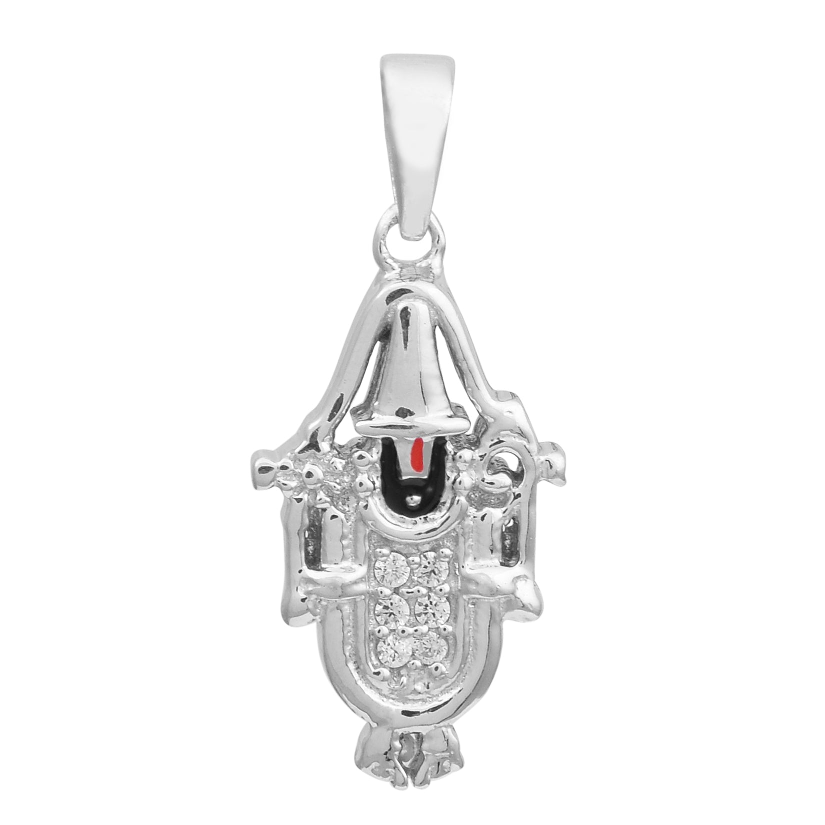 Vithoba Pendant Spiritual Devotion Design - Sterling Silver