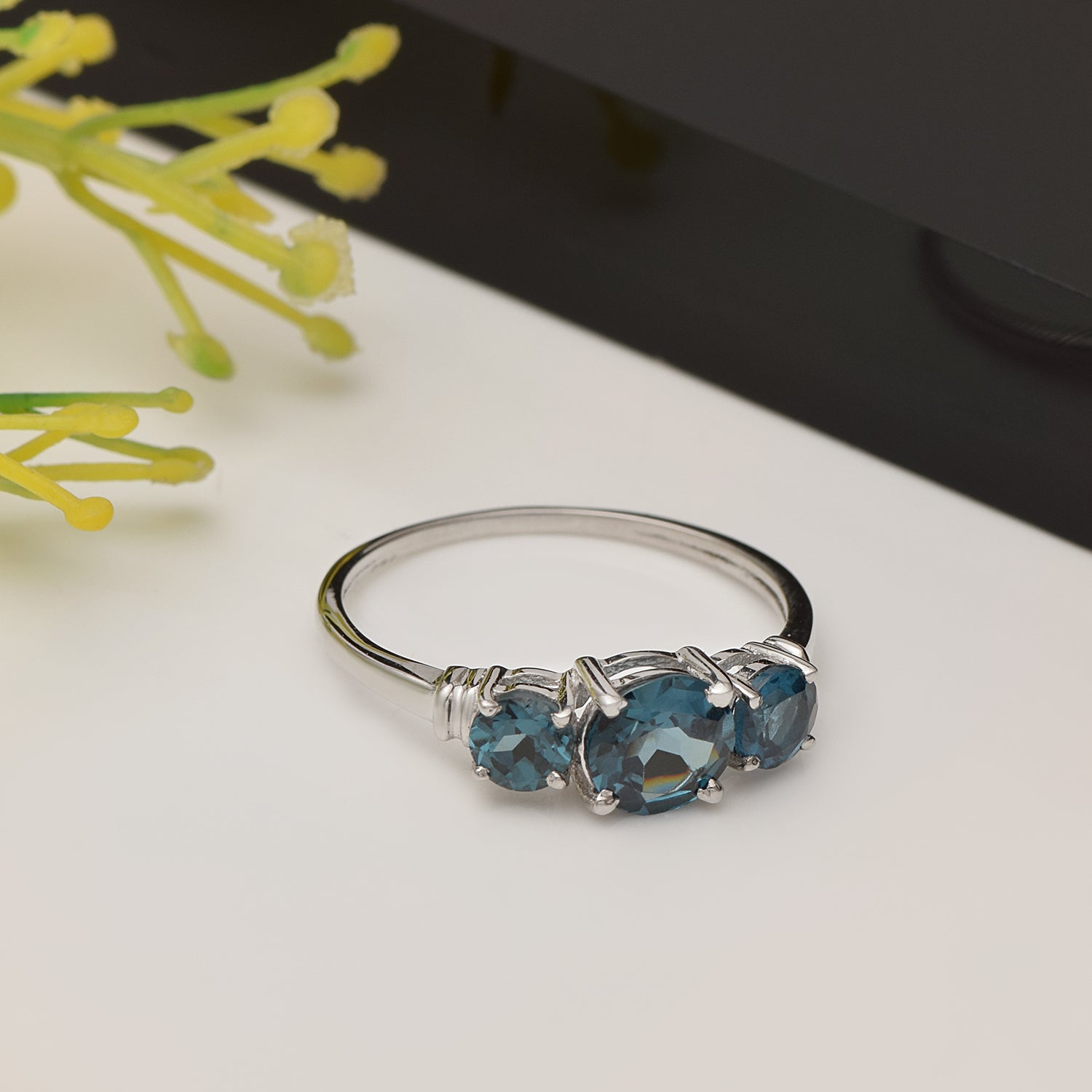 London Blue Topaz Ring