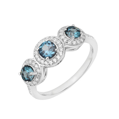 London Blue Topaz Ring
